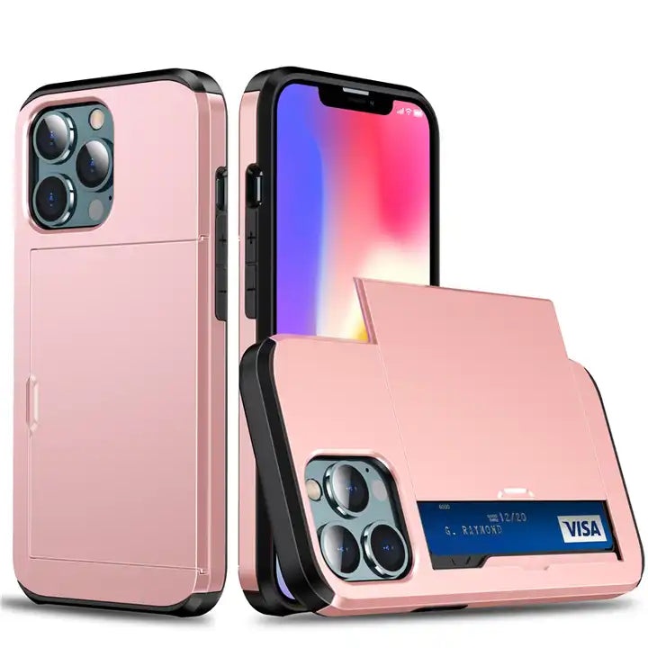 Ryoku Armor Card Slot Wallet Case for iPhone 14 Pro Max, iPhone 12, 13 Pro, 11, XS Max: The Ultimate Blend of Style and Functionality