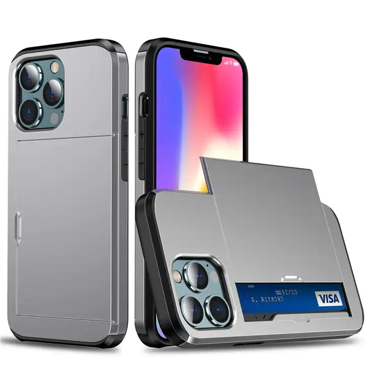 Ryoku Armor Card Slot Wallet Case for iPhone 14 Pro Max, iPhone 12, 13 Pro, 11, XS Max: The Ultimate Blend of Style and Functionality